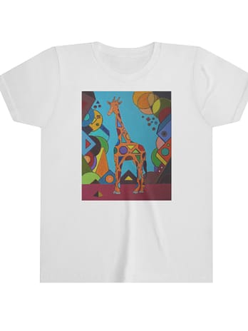 Geometry the Giraffe | Youth Short Sleeve Tee
