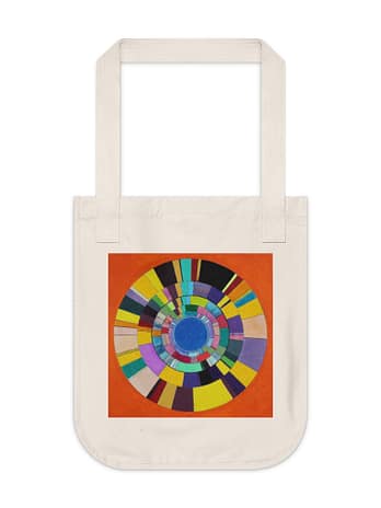 Space Eye # 1 | Organic Canvas Tote Bag